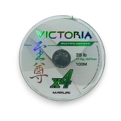 LINHA MULTIFILAMENTO VICTORIA 4X 0.27mm 100m VERDE