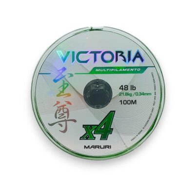 LINHA MULTIFILAMENTO VICTORIA 4X 0.34mm 100m VERDE