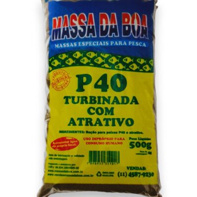 MASSA EM PÓ P-40 TURBINADA 500g MASSA DA BOA