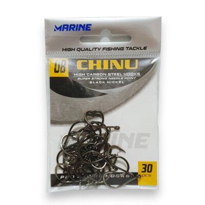 ANZOL MARINE SPORTS CHINU BLACK Nº 8 (30 PEÇAS)