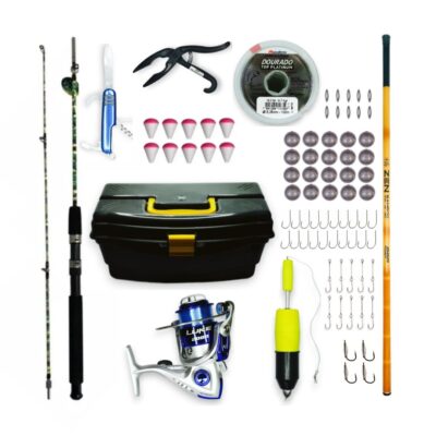 KIT PESCA INICIANTE COMPLETO